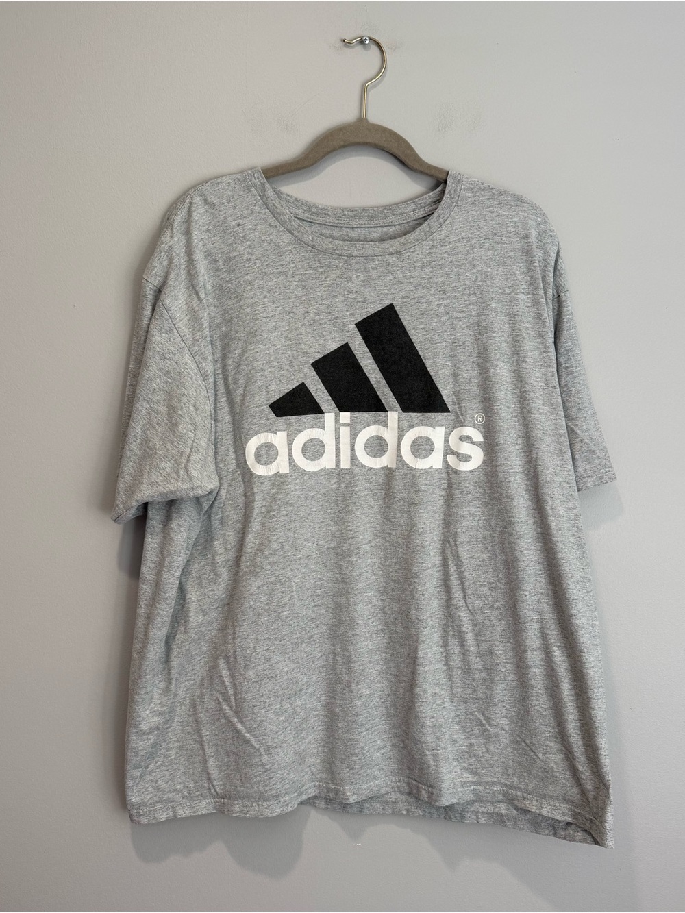Men's Adidas Light Grey T-Shirt